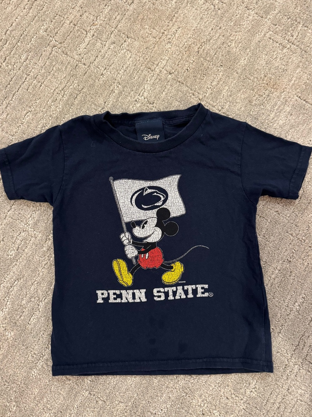 Toddler PSU Penn state shirt Disney Mickey limited edition